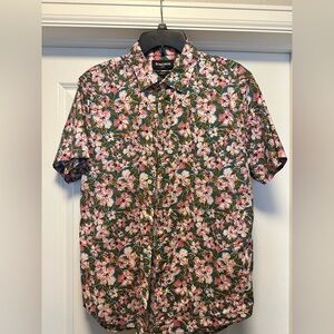 Bonobos stretch short sleeved button up - Medium